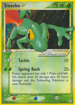 Treecko Gold Star EX Team Rocket Returns #109