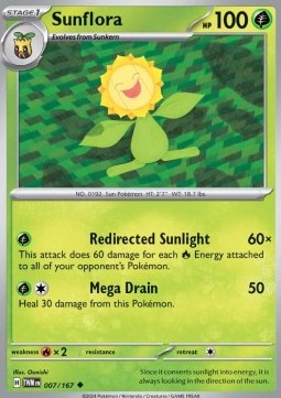 Sunflora - Twilight Masquerade #007/167