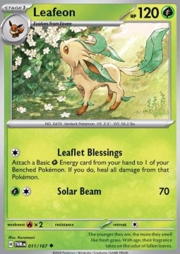 Leafeon - Twilight Masquerade #011/167