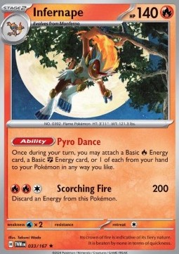 Infernape - Twilight Masquerade #033/167