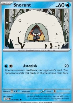 Snorunt - Twilight Masquerade #051/167