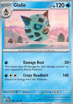 Glalie - Twilight Masquerade #052/167