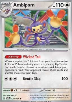 Ambipom - Twilight Masquerade #138/167