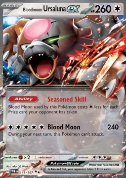 Bloodmoon Ursaluna ex Twilight Masquerade #141/167