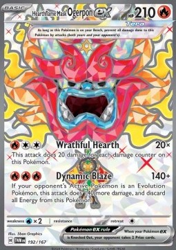 Hearthflame Mask Ogerpon ex Twilight Masquerade #192/167