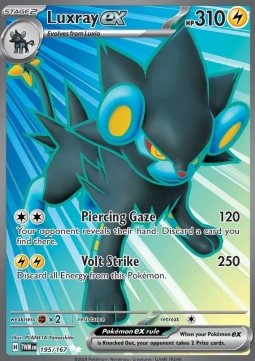Luxray ex - Twilight Masquerade #195/167