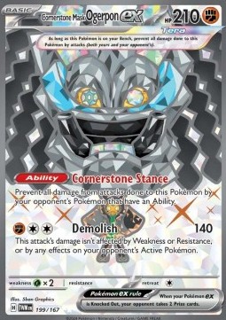 Cornerstone Mask Ogerpon ex Twilight Masquerade #199/167