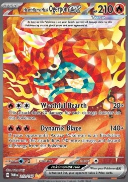 Hearthflame Mask Ogerpon ex Twilight Masquerade #212/167