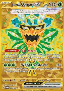 Teal Mask Ogerpon ex Twilight Masquerade #221/167
