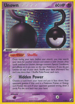 Unown EX Unseen Forces #28
