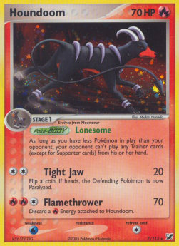 Houndoom - EX Unseen Forces #7