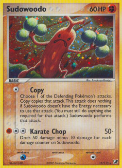 Sudowoodo - EX Unseen Forces #15