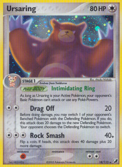 Ursaring - EX Unseen Forces #18