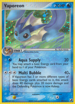 Vaporeon - EX Unseen Forces #19
