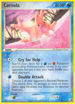 Corsola - EX Unseen Forces #37