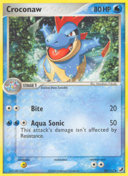 Croconaw - EX Unseen Forces #38