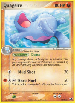 Quagsire - EX Unseen Forces #44