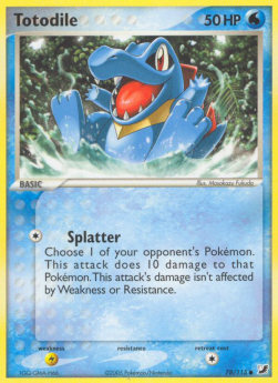 Totodile - EX Unseen Forces #78