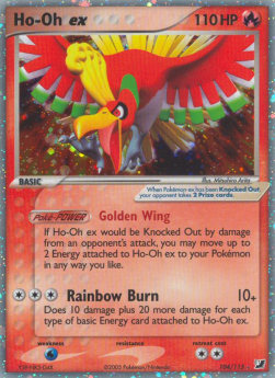 Ho-oh ex EX Unseen Forces #104