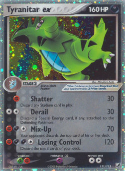 Tyranitar ex - EX Unseen Forces #111