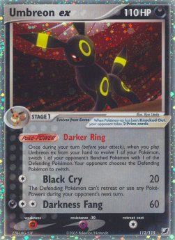 Umbreon ex - EX Unseen Forces #112