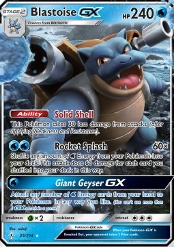 Blastoise GX - Unbroken Bonds #35/214