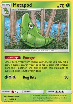 Metapod - Unbroken Bonds #3/214
