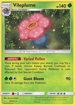 Vileplume - Unbroken Bonds #8/214