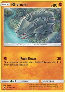 Rhyhorn - Unbroken Bonds #92/214