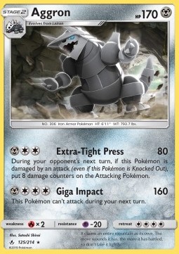 Aggron - Unbroken Bonds #125/214