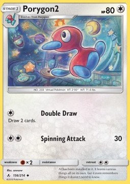 Porygon2 - Unbroken Bonds #156/214