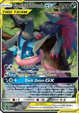 Greninja & Zoroark GX - Unbroken Bonds #201/214