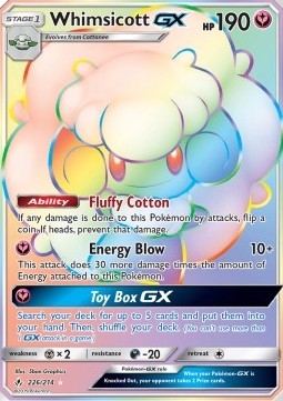 Whimsicott GX - Unbroken Bonds #226/214