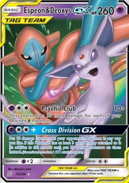 Espeon & Deoxys GX - Unified Minds #72/236