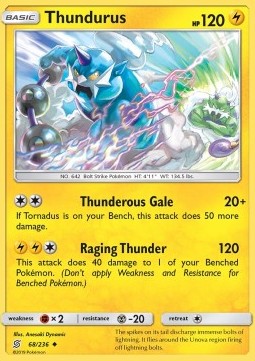 Thundurus - Unified Minds #68/236