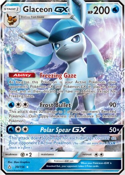 Glaceon GX - Ultra Prism #39/156