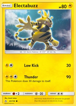 Electabuzz - Ultra Prism #43/156