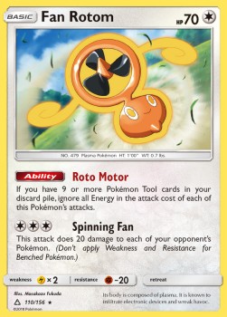 Fan Rotom Ultra Prism #110/156