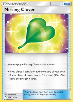 Missing Clover Ultra Prism #129/156