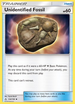 Unidentified Fossil Ultra Prism #134/156