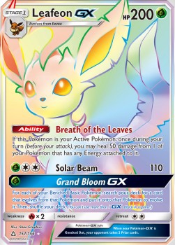 Leafeon GX - Ultra Prism #157/156