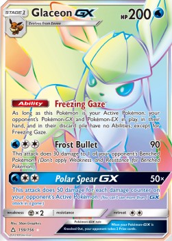 Glaceon GX - Ultra Prism #159/156