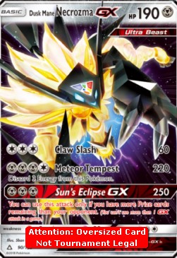 Dusk Mane Necrozma GX Ultra Prism #90/156