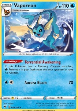 Vaporeon - Vivid Voltage #30/185