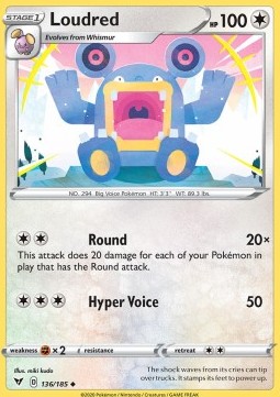 Loudred - Vivid Voltage #136/185