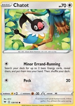 Chatot - Vivid Voltage #139/185
