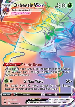Orbeetle VMAX - Vivid Voltage #186/185