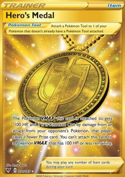 Hero's Medal Vivid Voltage #201/185