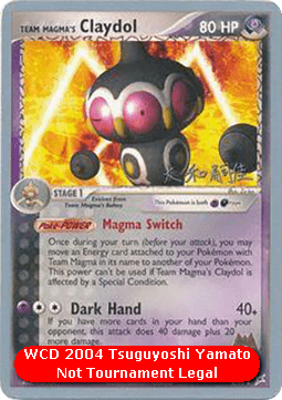 Team Magma's Claydol WCD 2004 #8