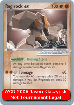 Regirock ex - WCD 2006 #98